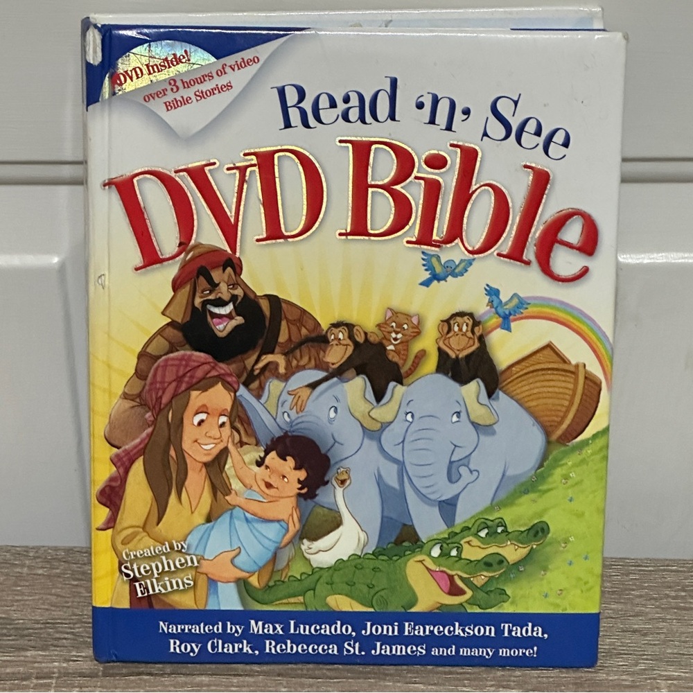 Read-n-See‎ DVD Bible: Narrated by: Max Lucado, Joni Erickson Tada, T - GOOD